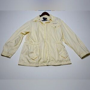 Vintage Polo Sport RL Woman’s Golf Raincoat off-White size Medium